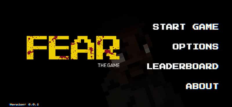 Fear Game App - Start Mode